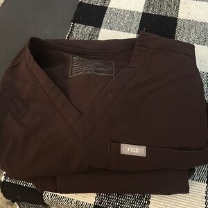 Mocha figs scrubs. Straight leg bottoms. Xxs